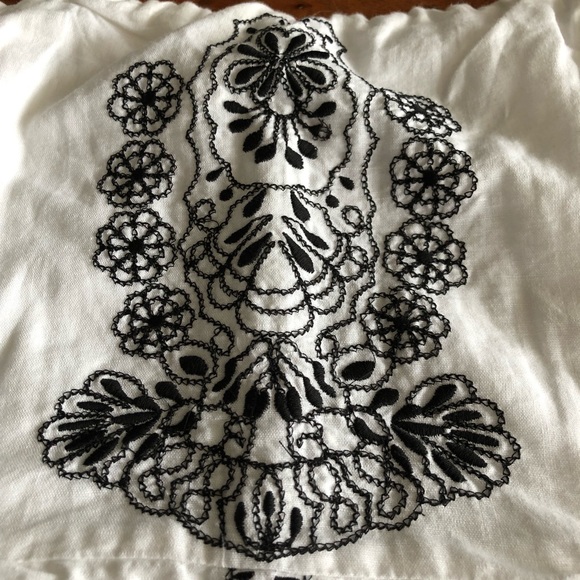 BANANA REPUBLIC white Strapless Dress size 14 - Picture 13 of 13